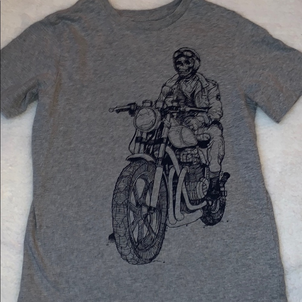 Children’s Place Skeleton Motorcycle Graphic Tee